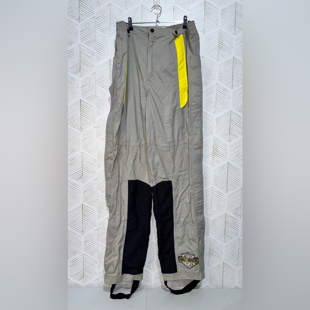 Harley Davidson Biker Stirrup‎ Pants Men's M Rain Riding Motorcycle Waterproof
